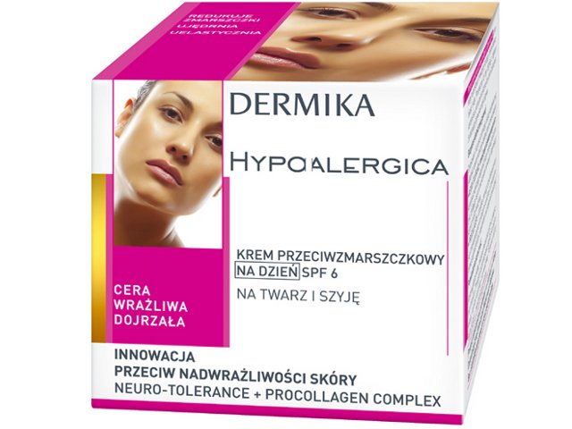 DERMIKA HYPOALERGICA Krem p/zmar.n/dzień SPF6 interakcje ulotka  - 50 ml