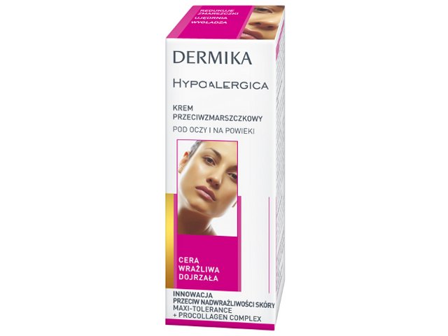DERMIKA HYPOALERGICA Krem p/zmar.p/ocz n/pow. interakcje ulotka krem - 15 ml