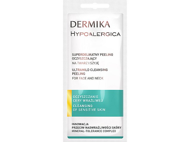 DERMIKA HYPOALERGICA Peeling super delik.d/tw/szyji interakcje ulotka  - 10 ml