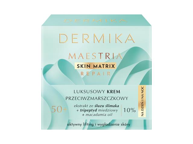 DERMIKA MAESTRIA SKIN MATRIX REPAIR Luksusowy Krem przeciwzmarszczkowy 50+ na dzień i na noc interakcje ulotka   50 ml