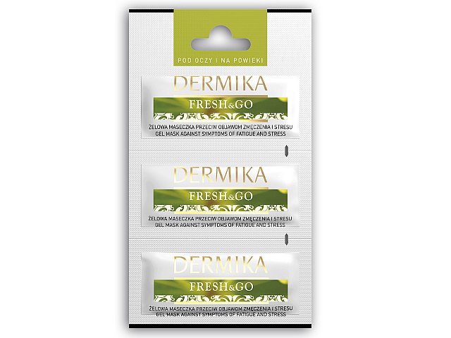 DERMIKA Maseczka FRESH&GO żel.p/oczy n/pow. interakcje ulotka maseczka - 2 ml
