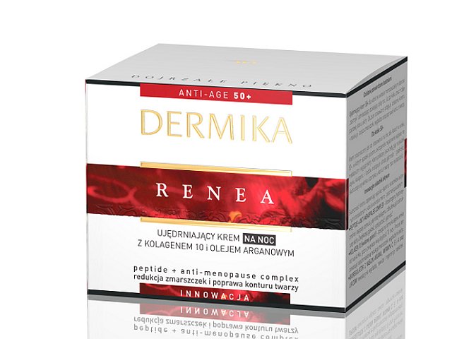 DERMIKA RENEA Krem n/noc ujędr.z kolag.10 i olej.argan. interakcje ulotka  - 50 ml