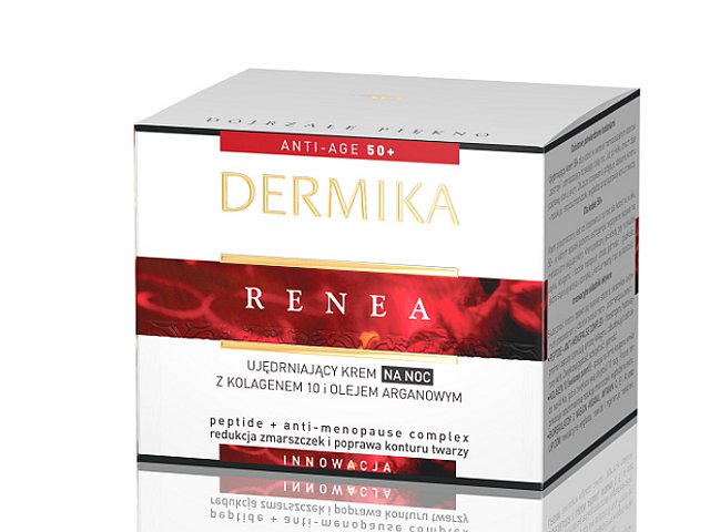 DERMIKA RENEA Krem n/noc ujędr.z kolag.10 i olej.argan. interakcje ulotka   50 ml