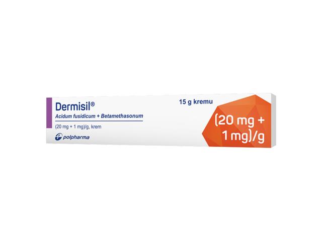 Dermisil interakcje ulotka krem (20mg+1mg)/g 1 tub. po 15 g