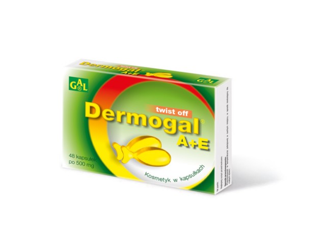 Dermogal A+E interakcje ulotka kapsułki elastyczne - 48 kaps.
