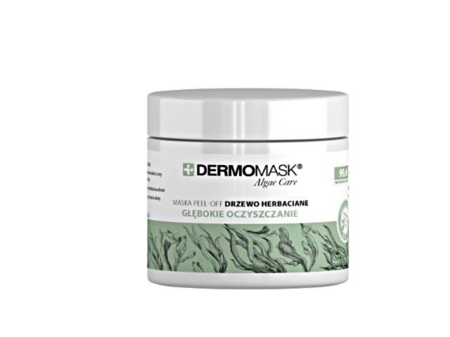 DERMOMASK ALGAE CARE Maska peel-off Drzewo Herbaciane interakcje ulotka maseczka - 180 g (12 szt.) (zabiegów)