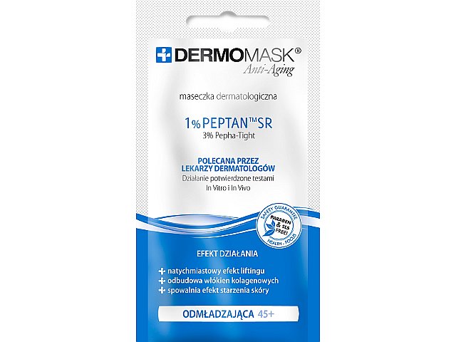 Dermomask Maseczka anti-ageing, odmładzająca 45+ interakcje ulotka   12 ml