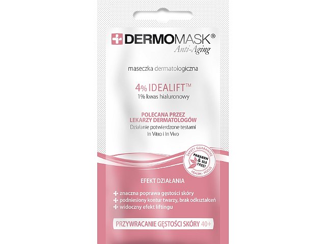 Dermomask Maseczka anti-ageing przywracająca gęstość skóry 40+ interakcje ulotka maseczka - 12 ml