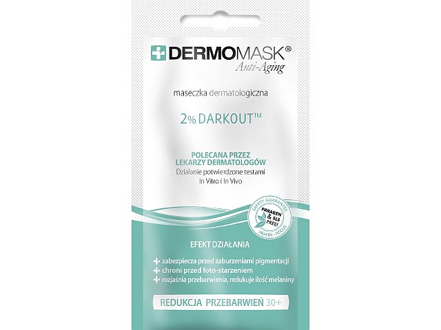 Dermomask Maseczka anti-ageing redukująca przebarwienia 30+ interakcje ulotka   12 ml