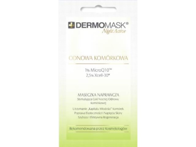 Dermomask Night Active Odnowa Komórkowa Maseczka naprawcza na noc interakcje ulotka maseczka - 12 ml