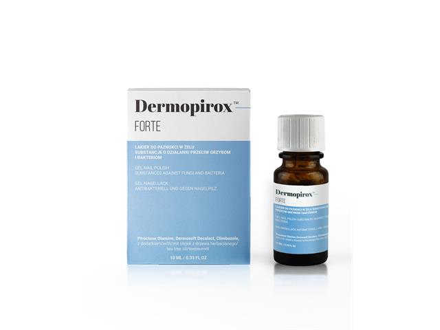 Dermopirox Forte Lakier do paznokci interakcje ulotka lakier - 1 but. po 10 ml