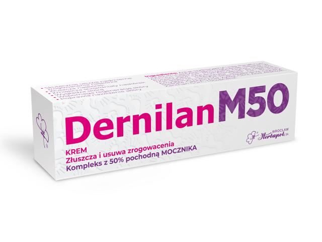 Dernilan M50 interakcje ulotka krem 50 g
