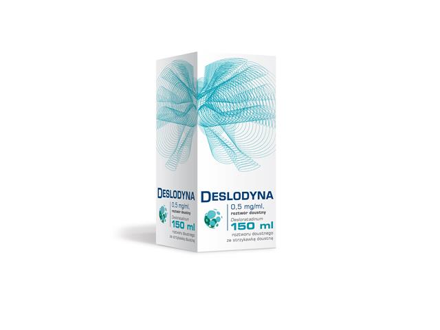 Deslodyna interakcje ulotka roztwór doustny 500 mcg/ml 150 ml | butelka