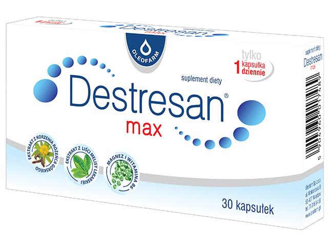 Destresan Max interakcje ulotka kapsułki  30 kaps.