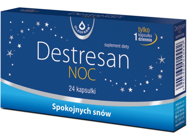 Destresan Noc interakcje ulotka kapsułki - 24 kaps.
