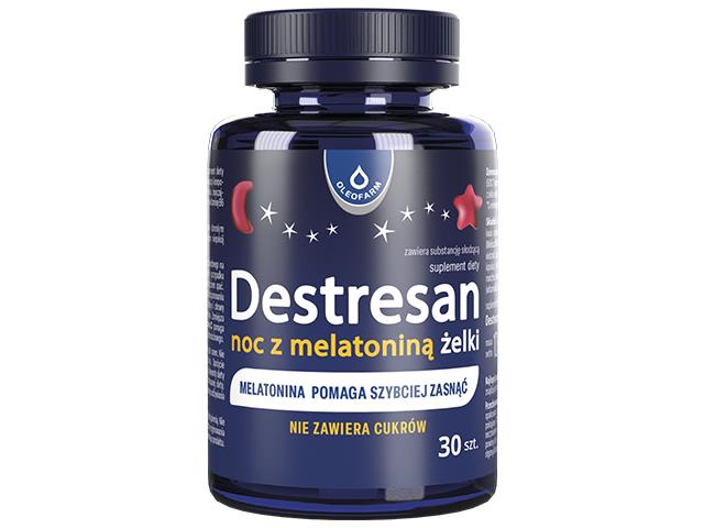 Destresan Noc Z Melatoniną Żelki interakcje ulotka żelki  105 g