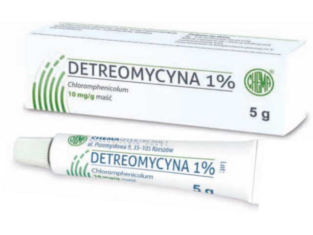 Detreomycyna 1% interakcje ulotka maść 10 mg/g 5 g (tub.)