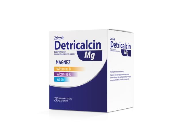 Detricalcin Mg interakcje ulotka saszetka - 20 sasz.