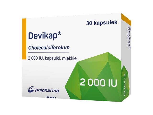 Devikap interakcje ulotka kapsułki miękkie 2 000 I.U. 30 kaps.