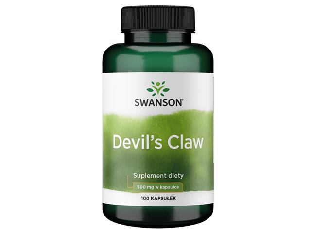 Devil's Claw interakcje ulotka kapsułki 500 mg 100 kaps.