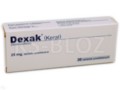 Dexak interakcje ulotka tabletki powlekane 25 mg 30 tabl.