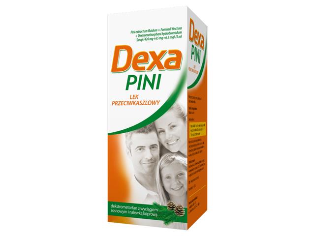 Dexapini interakcje ulotka syrop (430mg+65mg+6,5mg)/5ml 115 ml