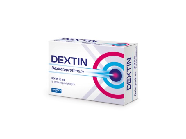 Dextin interakcje ulotka tabletki powlekane 0,025 g 10 tabl.