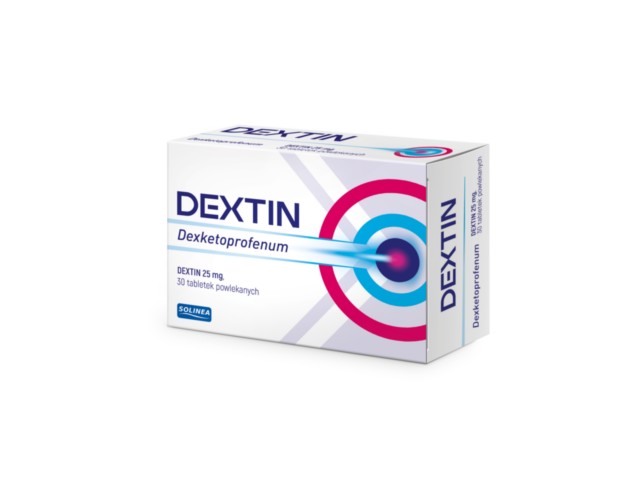 Dextin interakcje ulotka tabletki powlekane 25 mg 30 tabl.