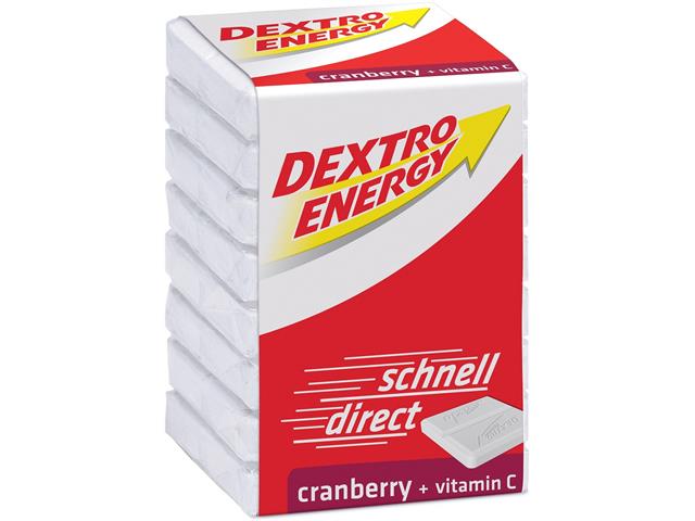 Dextro Energy żurawina interakcje ulotka   8 pastyl.