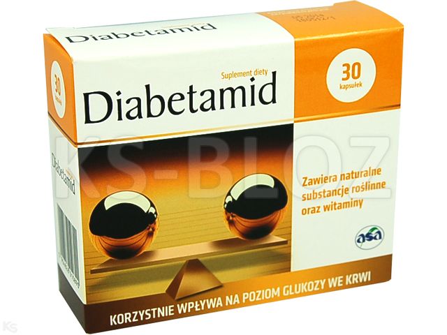 Diabetamid interakcje ulotka kapsułki - 30 kaps.