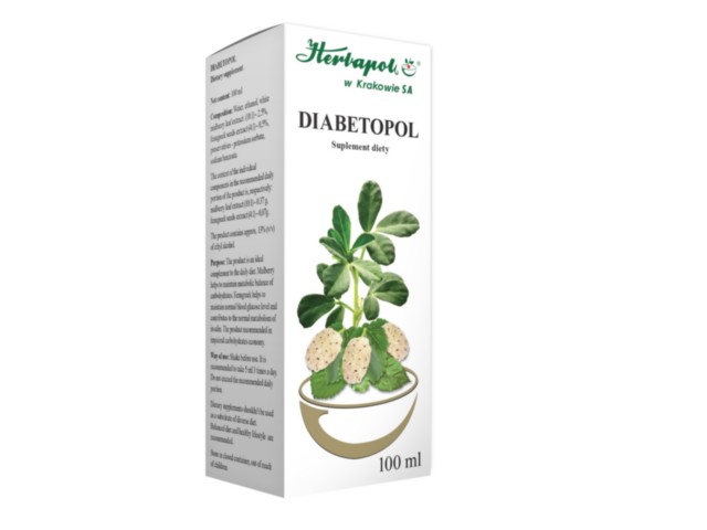 Diabetopol interakcje ulotka płyn - 100 ml