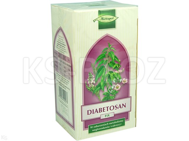 Diabetosan interakcje ulotka zioła do zaparzania w saszetkach - 20 sasz. po 2 g