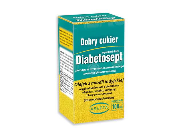Diabetosept interakcje ulotka krople  100 ml