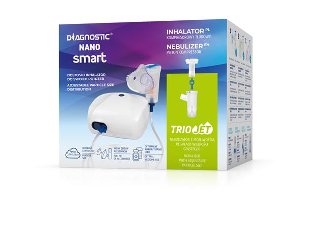 Diagnostic Nano Smart Inhalator kompresorowo tłokowy interakcje ulotka inhalator  1 szt.