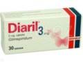 Diaril interakcje ulotka tabletki 3 mg 30 tabl. | 3 blist.po 10 szt.