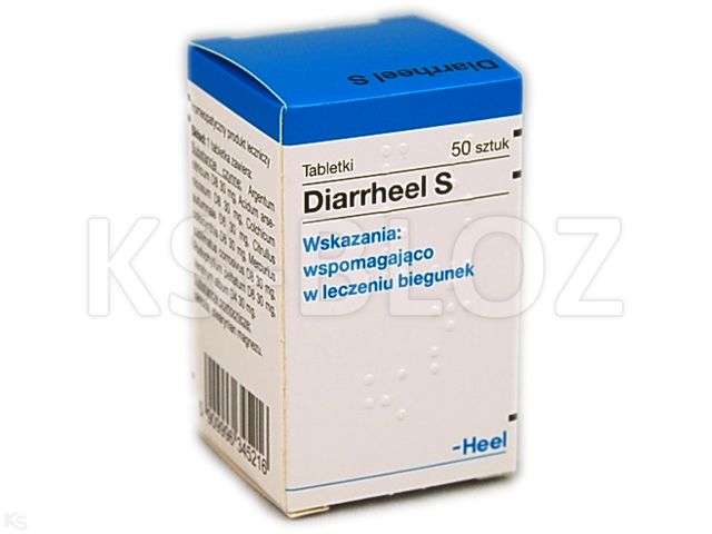Diarrheel S interakcje ulotka tabletki  50 tabl. | pojemnik