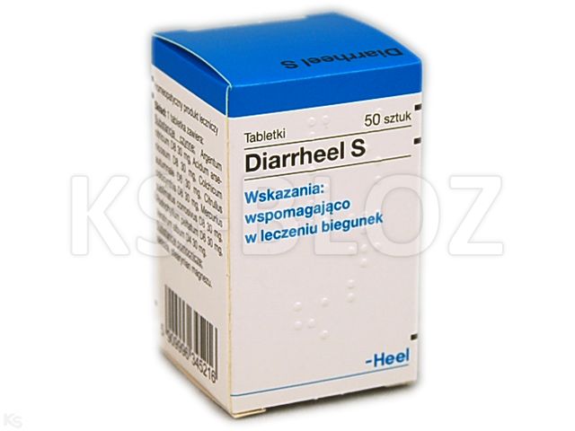 Diarrheel S interakcje ulotka tabletki - 50 tabl. (poj.)