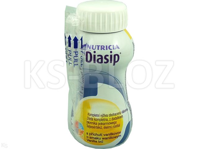 Diasip o smaku waniliowym interakcje ulotka płyn doustny - 200 ml