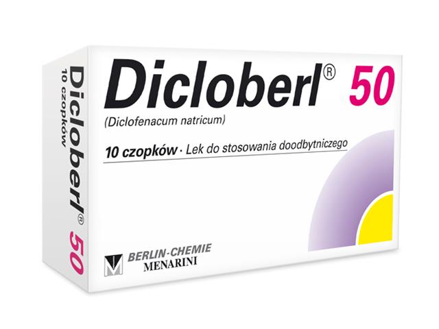 Dicloberl 50 interakcje ulotka czopki doodbytnicze 0,05 g 10 czop.