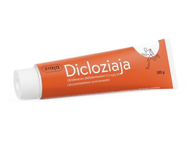 Dicloziaja interakcje ulotka żel 11,6 mg/g 100 g (tub.)