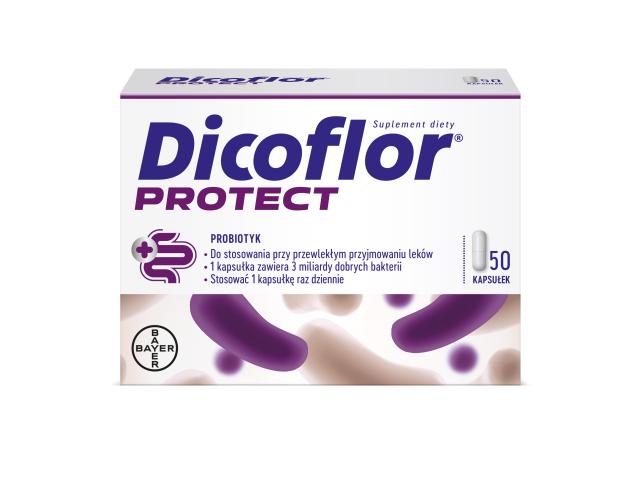 Dicoflor Protect interakcje ulotka kapsułki - 50 kaps.