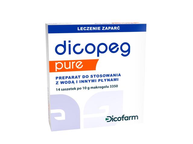 Dicopeg Pure interakcje ulotka proszek do sporządzania roztworu doustnego - 14 sasz.