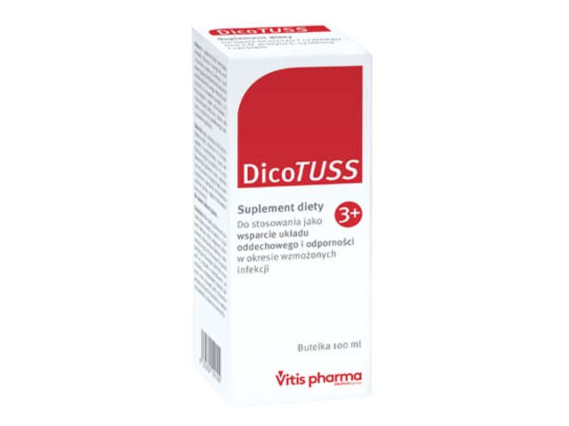 Dicotuss interakcje ulotka płyn  100 ml