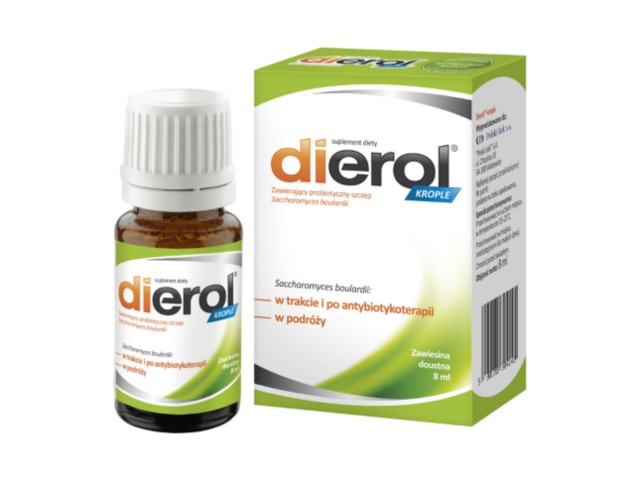 Dierol Krople interakcje ulotka zawiesina doustna - 8 ml