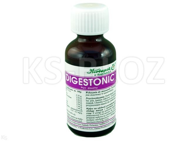 Digestonic interakcje ulotka płyn doustny - 35 ml (but.)