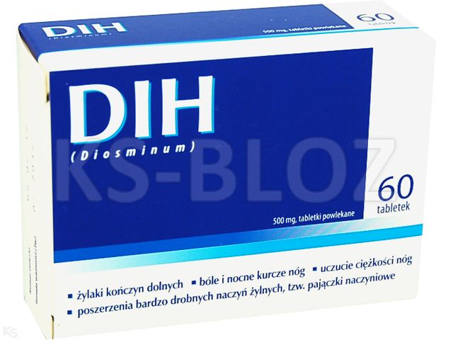 DIH interakcje ulotka tabletki powlekane 500 mg 