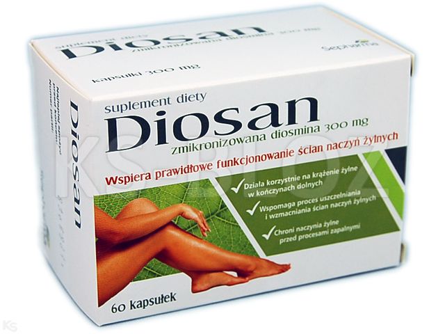 Diosan interakcje ulotka kapsułki twarde - 60 kaps.