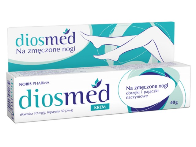 Diosmed Krem na zmęczone nogi interakcje ulotka krem - 40 g (tub.)