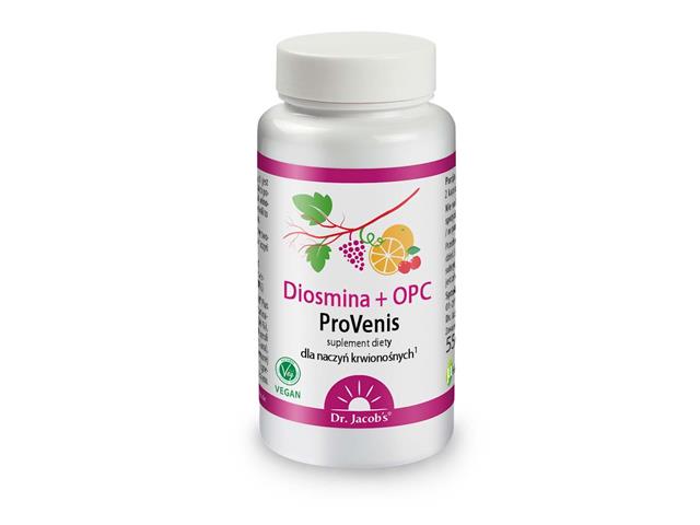 Diosmina + OPC ProVenis interakcje ulotka kapsułki - 90 kaps.
