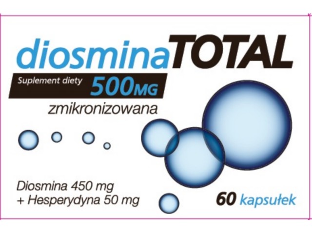 Diosmina Total interakcje ulotka kapsułki  60 kaps.